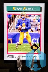 2022 Score Throwback Series #TB1 Kenny Pickett Rookie Steelers Pitt